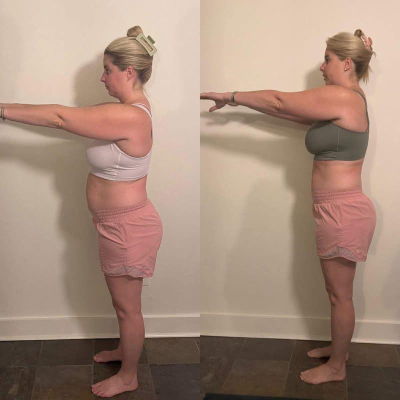 Client transformation before and after